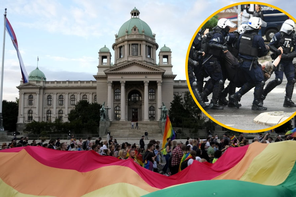 VIDEO: Grozljivi izgredi v središču mesta, v policiste so metali celo prižgane bakle (foto: Twitter/Stonewall/Slavic News/fotomontaža)