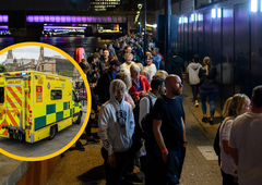 V bolnišnico odpeljali več kot 100 ljudi, ki so se hoteli posloviti od kraljice Elizabete II.