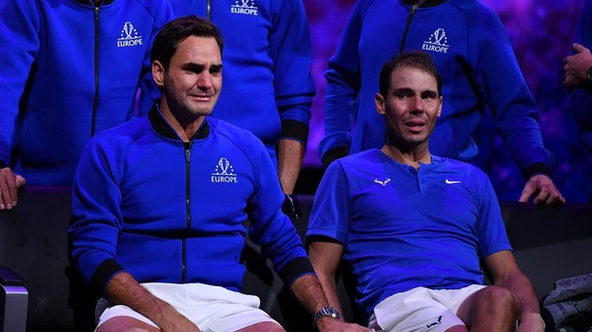 Roger Federer in Rafael Nadal sta se zlomila, solze so tekle v potokih (foto: Profimedia)