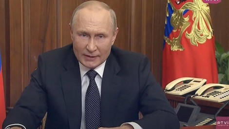 Putin razglasil mobilizacijo, nato pa odšel na dopust v ...