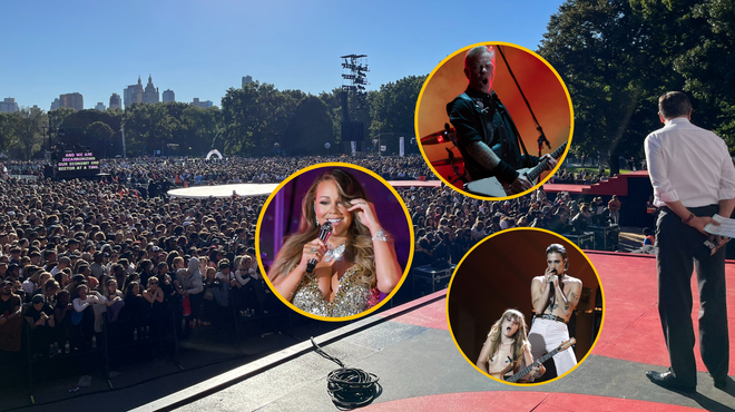 Pahor na koncertu v Ameriki: poslušal je Metallico, Mariah Carey in Maneskin (foto: Instagram/Borut Pahor/Profimedia/fotomontaža)