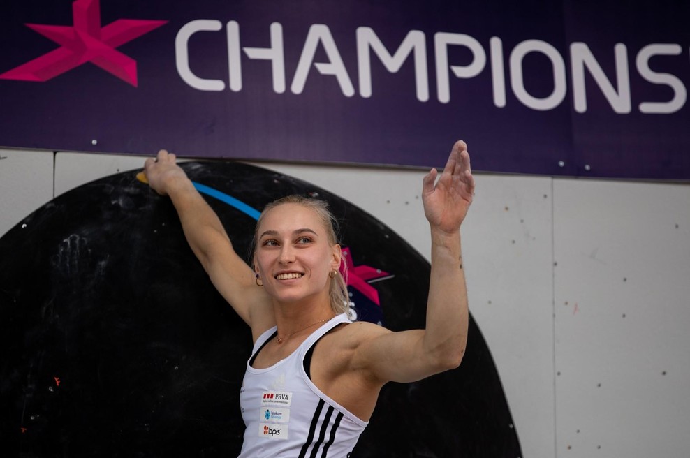 Izjemna Janja Garnbret spet na stopničkah! Po sobotnem zlatu še nedeljsko srebro (foto: Profimedia)