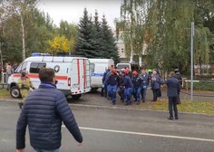 Ponorel Rus streljal v šoli: ubitih najmanj 13 ljudi, okoli 20 je ranjenih
