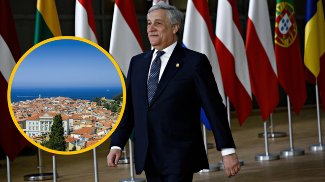Bo italijanski obrambni minister človek, ki mu očitajo stegovanje prstov po slovenski obali? (foto: Profimedia/fotomontaža)