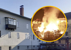 Kranjska stavba z bogato zgodovino, ki je pogorela: kaj vse se je v njej dogajalo