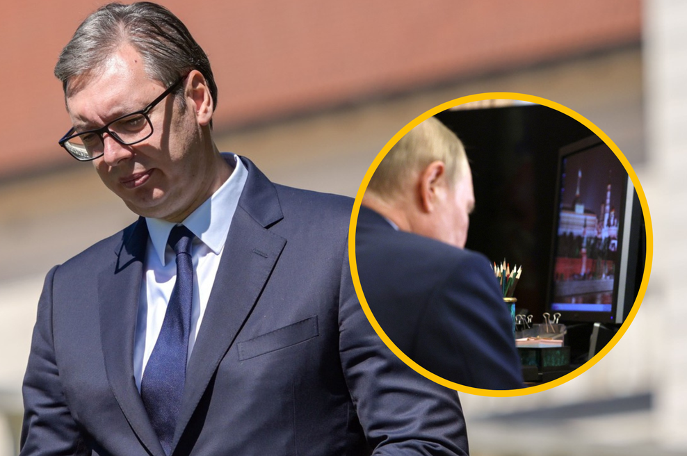 Je Aleksandar Vučić obrnil hrbet Putinu? (foto: Profimedia/fotomontaža)