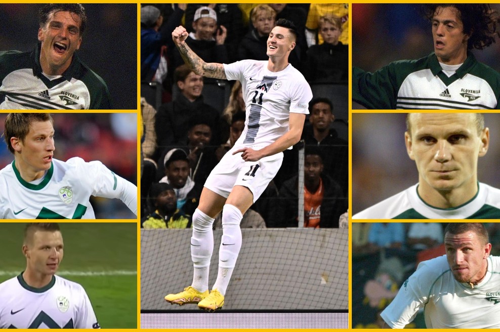 VIDEO: Kam bi uvrstili Šeškovo mojstrovino? To so najlepši goli v zgodovini slovenske reprezentance (foto: Profimedia/BOBO/fotomontaža)
