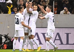 Slovenski nogometaši dali vse od sebe na uvodni preizkušnji za nastop na evropskem prvenstvu