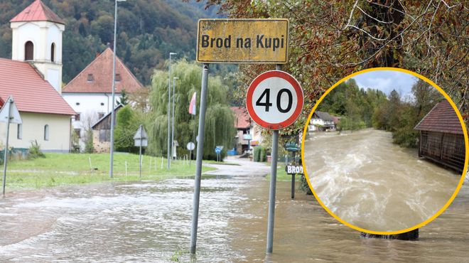 Osebna izpoved domačina, kjer beležijo najhujše poplave v Sloveniji: "Kolpa je kot hudournik!" (foto: Bobo/fotomontaža)