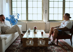 Portret ob kavi, Jorg Zupan: da nikoli ne obupa, ga opominja tatu "skoz lačn"