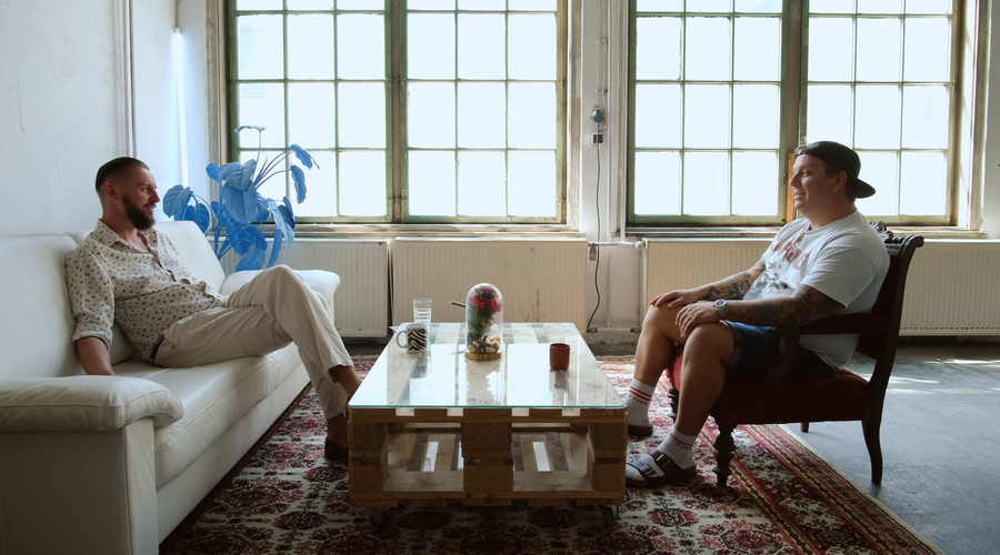 Portret ob kavi, Jorg Zupan: da nikoli ne obupa, ga opominja tatu "skoz lačn" (foto: PROMO)