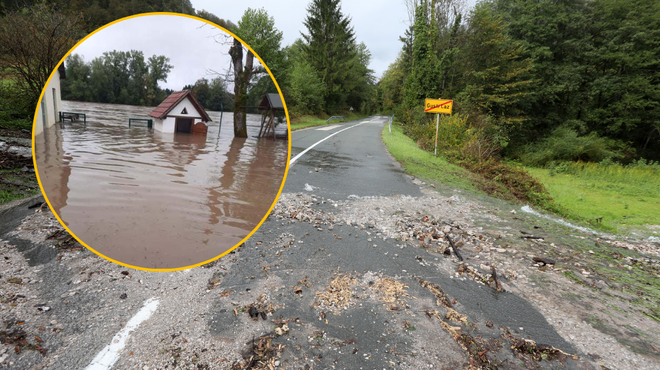 Nevarnosti še ni videti konca: Kolpa lahko znova poplavi! (foto: Facebook/Turizem Benetič/Bobo/fotomontaža)