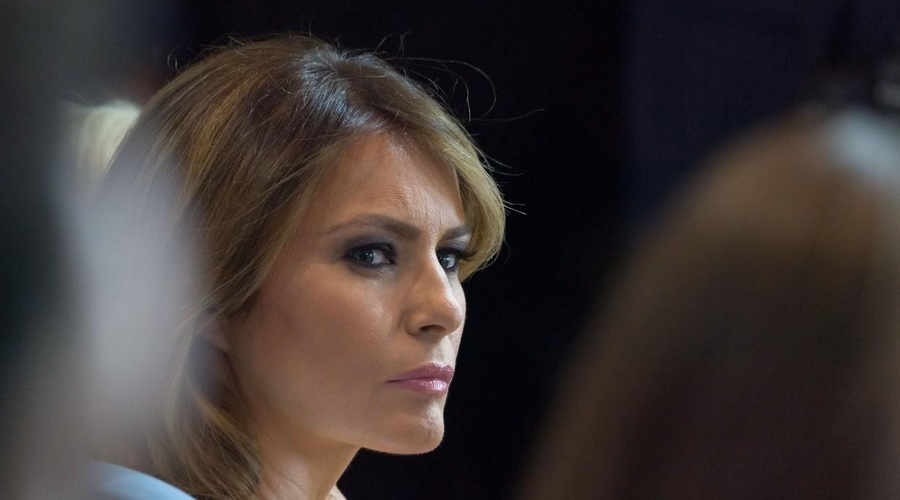 Ob poplavah srce boli tudi Melanio Trump: tako je nagovorila Slovence (foto: Profimedia)