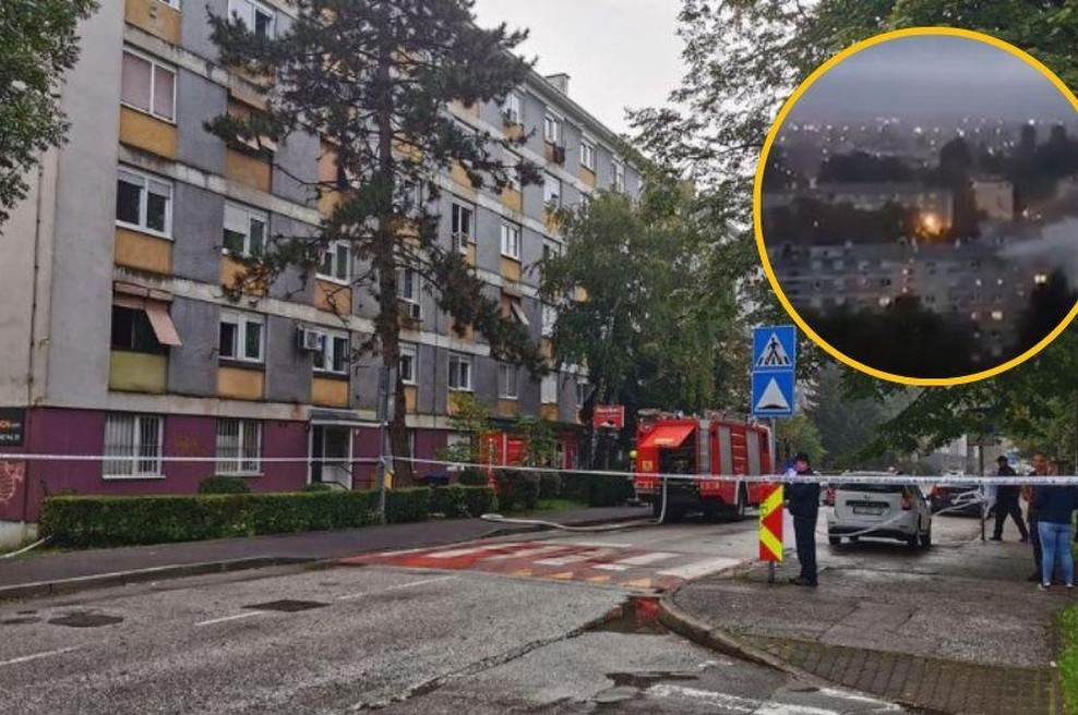 Močna eksplozija prebudila prebivalce prestolnice: v tragični nesreči umrla ena oseba (foto: Zajem zaslona/Dnevnik.hr/fotomontaža)