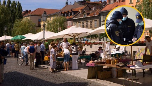V grozljivem napadu v središču Ljubljane moški ugriznil žensko, ki je potrebovala šivanje