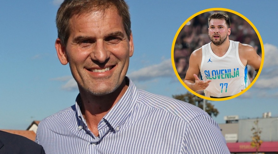 Nekdanji reprezentant ob odprtju igrišč v Celju: "Bojim se, da Luka Dončić nekoč ne bo več imel časa za Slovenijo" (foto: Andraž Purg/Profimedia/fotomontaža)