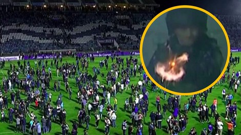 Nova nogometna tragedija, v izgredih na stadionu moški izgubil življenje
