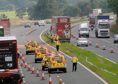 Huda prometna nesreča pri Trstu, umrlo več ljudi