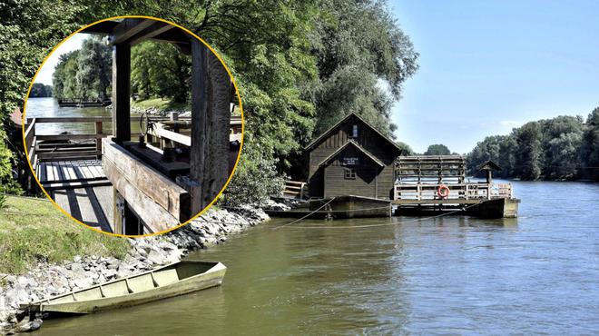 Žalosten pogled: plavajoči most na Muri nič več zgodovinska znamenitost (foto: Facebook/Prekmurje, dober den)