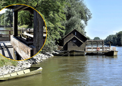 Žalosten pogled: plavajoči most na Muri nič več zgodovinska znamenitost