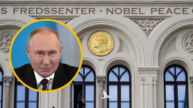 Dobitnikom Nobelove nagrade za mir Rusi zaplenili prostore in jih razglasili za državno last (foto: Profimedia/fotomontaža)