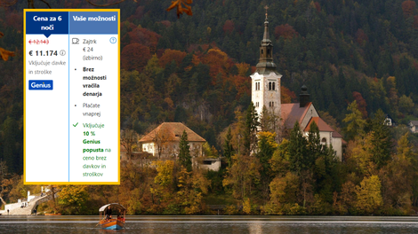 Na Bookingu smo preverili, koliko boste odšteli za oddih med krompirjevimi počitnicami (cene so vrtoglave)