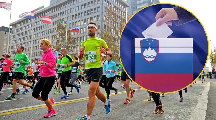 Zapore cest zaradi Ljubljanskega maratona: poglejte zemljevid, ki vam bo olajšal pot na volitve (foto: Profimedia/fotomontaža)