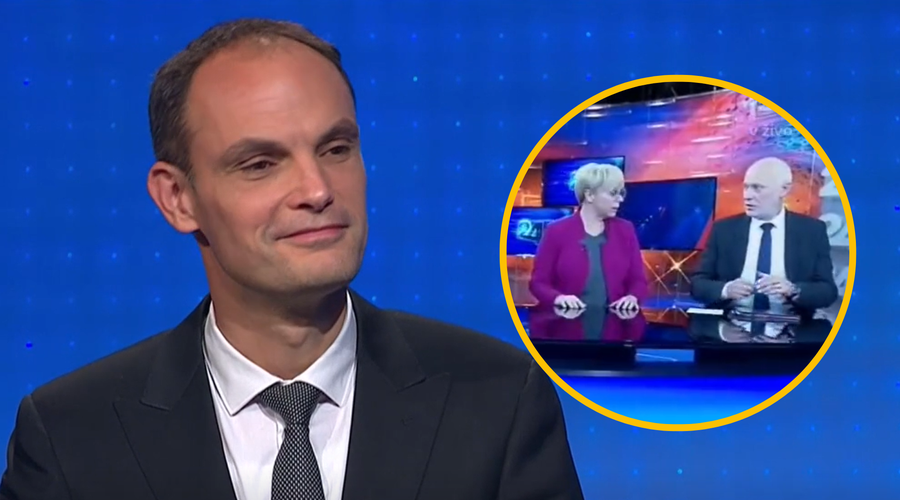 Anže Logar je iskreno povedal, kaj si misli o posnetku ravsa protikandidatov (foto: Posnetek zaslona/RTV SLO/POP TV/fotomontaža)