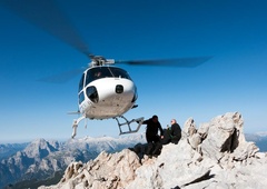 VIDEO: Nenavadna reševalna akcija v Dolomitih