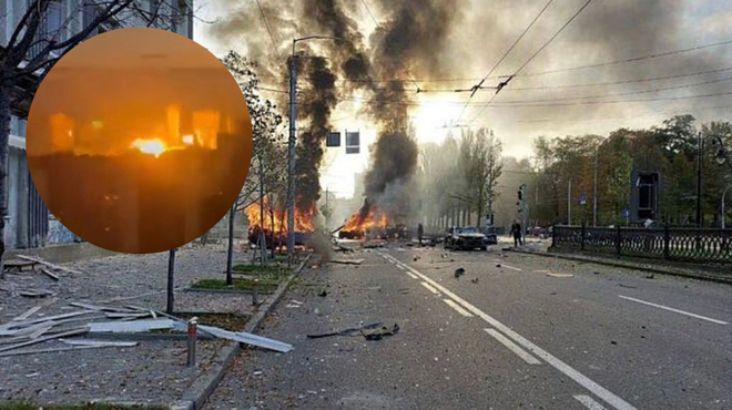 VIDEO: Prebivalci Kijeva v iskanju zaklonišč, odjeknile so grozljive eksplozije (foto: Twitter/Ukraine Battle Map/Arkin Oksuzoglu/fotomontaža)