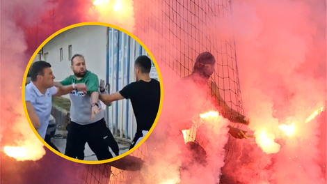 VIDEO: Nekdanji trener Maribora s pestmi nad kapetana ekipe
