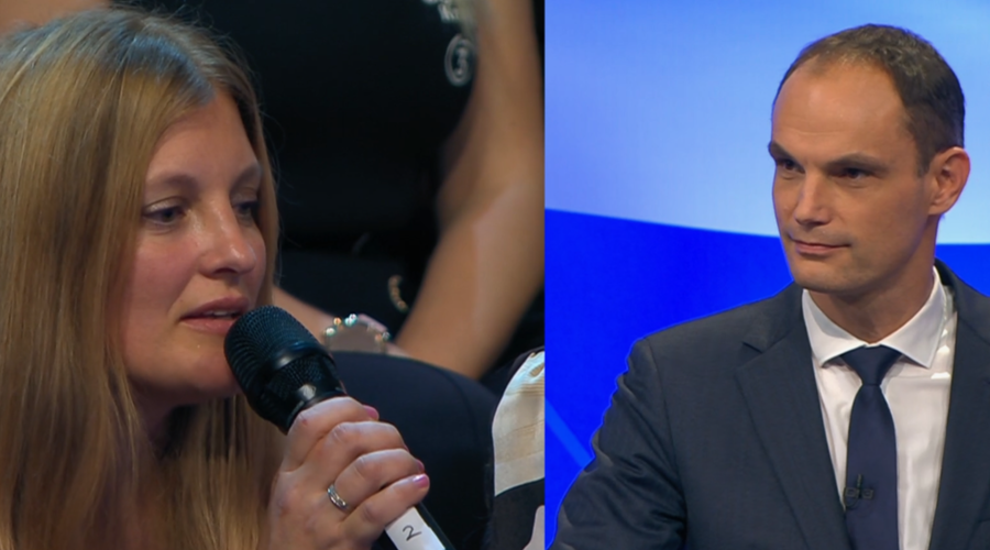 Anže Logar je nič več ne skriva: spoznajte boljšo polovico predsedniškega kandidata (foto: Posnetek zaslona/POP TV)