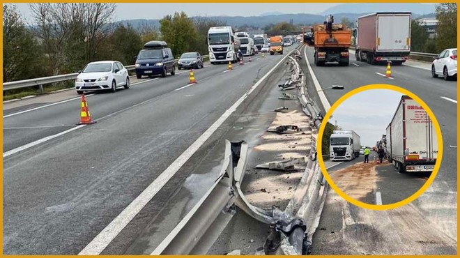 Zastoji zaradi prometne nesreče: preverite, kateremu odseku avtoceste se velja izogniti (foto: DARS/fotomontaža)