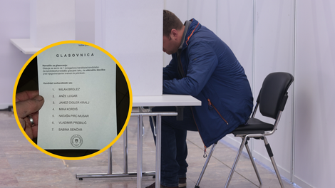 Volivce zmedle označbe na glasovnicah: izvedeli smo, zakaj imajo nekatere dva žiga