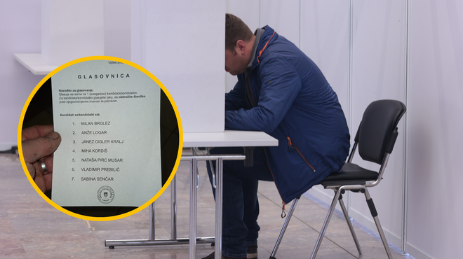 Volivce zmedle označbe na glasovnicah: izvedeli smo, zakaj imajo nekatere dva žiga (foto: Borut Živulovič/Bobo/Facebook/Vinko Perger)