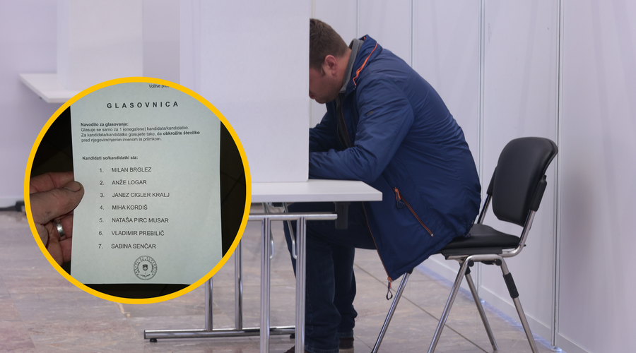 Volivce zmedle označbe na glasovnicah: izvedeli smo, zakaj imajo nekatere dva žiga (foto: Borut Živulovič/Bobo/Facebook/Vinko Perger)
