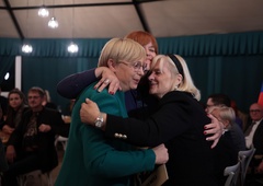 Takšen je bil prvi odziv Nataše Pirc Musar po neuradnem izidu predsedniških volitev