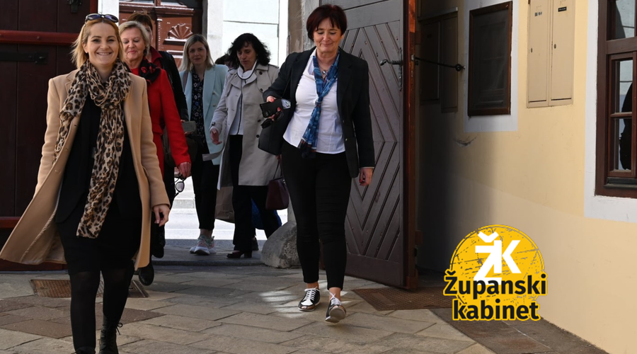 So županski kabineti še vedno moške trdnjave? Nekaj se je vendarle spremenilo ... (foto: Facebook/Knjižnica Ptuj)