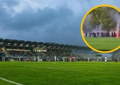 VIDEO: Nasilna uvertura v nogometno tekmo, policija posredovala v pretepu navijačev Gorice in Olimpije