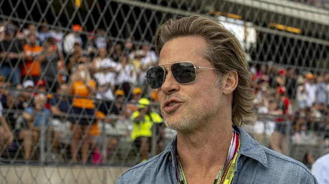 Brad Pitt konec tedna preživel v družbi znanih športnih asov in s tem razjezil navijače (foto: Profimedia)
