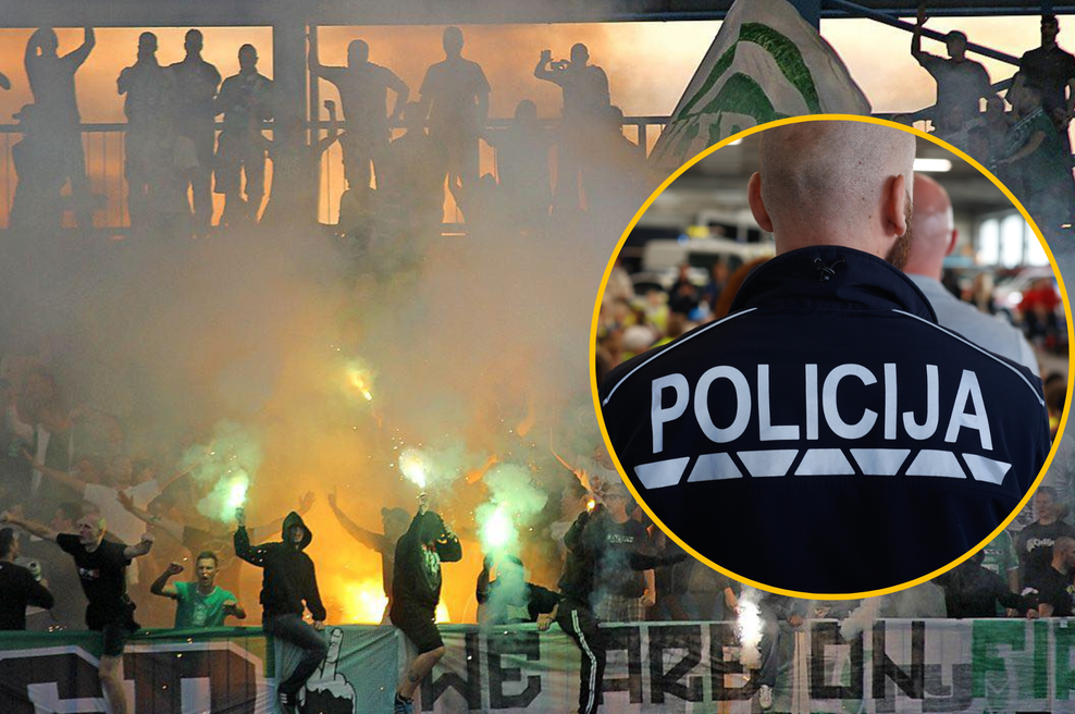 Navijaški izgredi v Novi Gorici: policisti že podali kazensko ovadbo (foto: Facebook/Green Dragons Ljubljana/Bobo/fotomontaža)