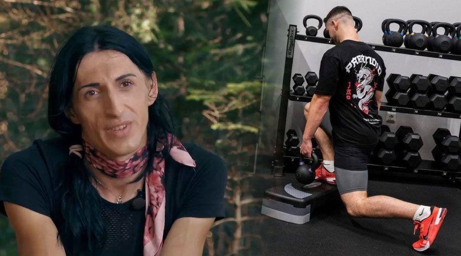 FOTO: Andrea v šovu Kmetija izgubila 10 kilogramov in poiskala pomoč. Danes ni več videti tako (foto: Voyo/osebni arhiv, fotomontaža)