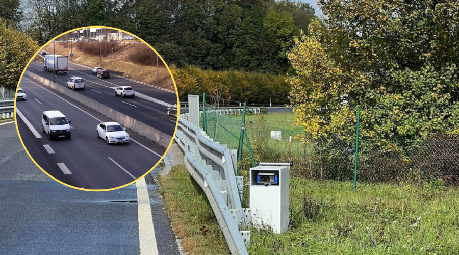 Ste na avtocesti že opazili nenavadno "škatlo"? Lahko vam da mastno kazen! (foto: Facebook/infoPot/Bobo/fotomontaža)