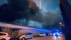 (FOTO) V Ljubljani je prebivalce prestrašil gost črn dim, imamo prve informacije o dogodku