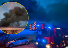 (FOTO) V Ljubljani je prebivalce prestrašil gost črn dim, imamo prve informacije o dogodku