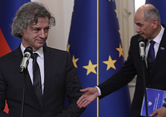 Obljubil je, da pride, a ga ni bilo: zakaj se Golob "ni hotel srečati" z Janšo?