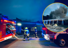 (FOTO) Gasilci so si oddahnili: "črn steber dima" v Ljubljani pod kontrolo