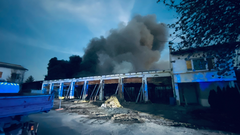 (FOTO) V Ljubljani je prebivalce prestrašil gost črn dim, imamo prve informacije o dogodku