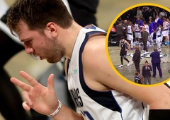 VIDEO: Sramotno dejanje! Poglejte, kaj je v navalu nemoči proti Luki Dončiću vrgel navijač nasprotne ekipe