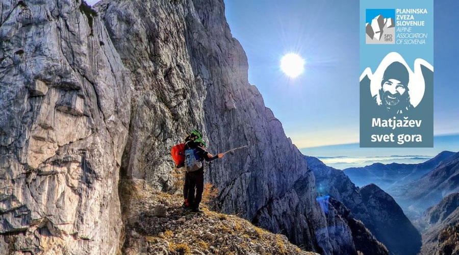 Njen okamneli obraz me je pospremil na jesensko pustolovščino v gore (foto: Matjaž Šerkezi)